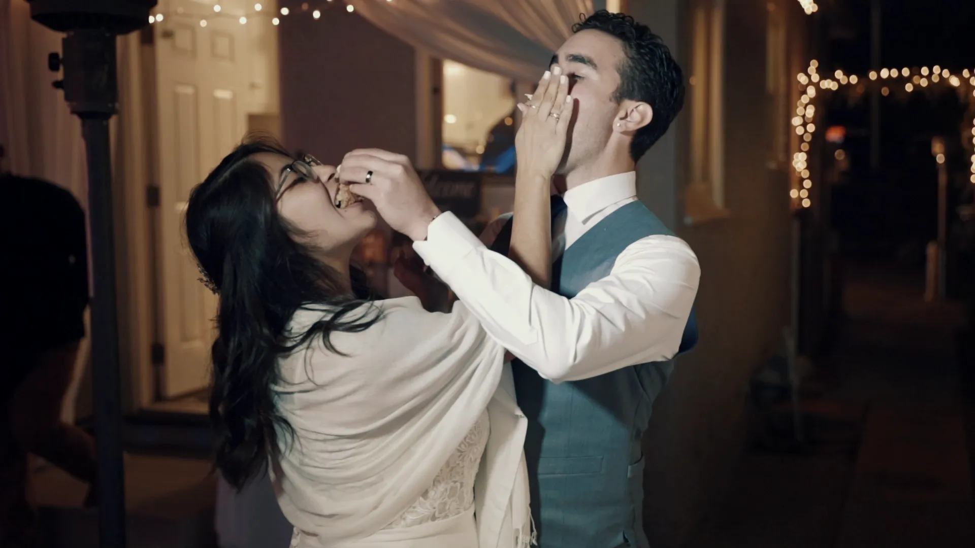 Wedding film still — Marc & Elisa