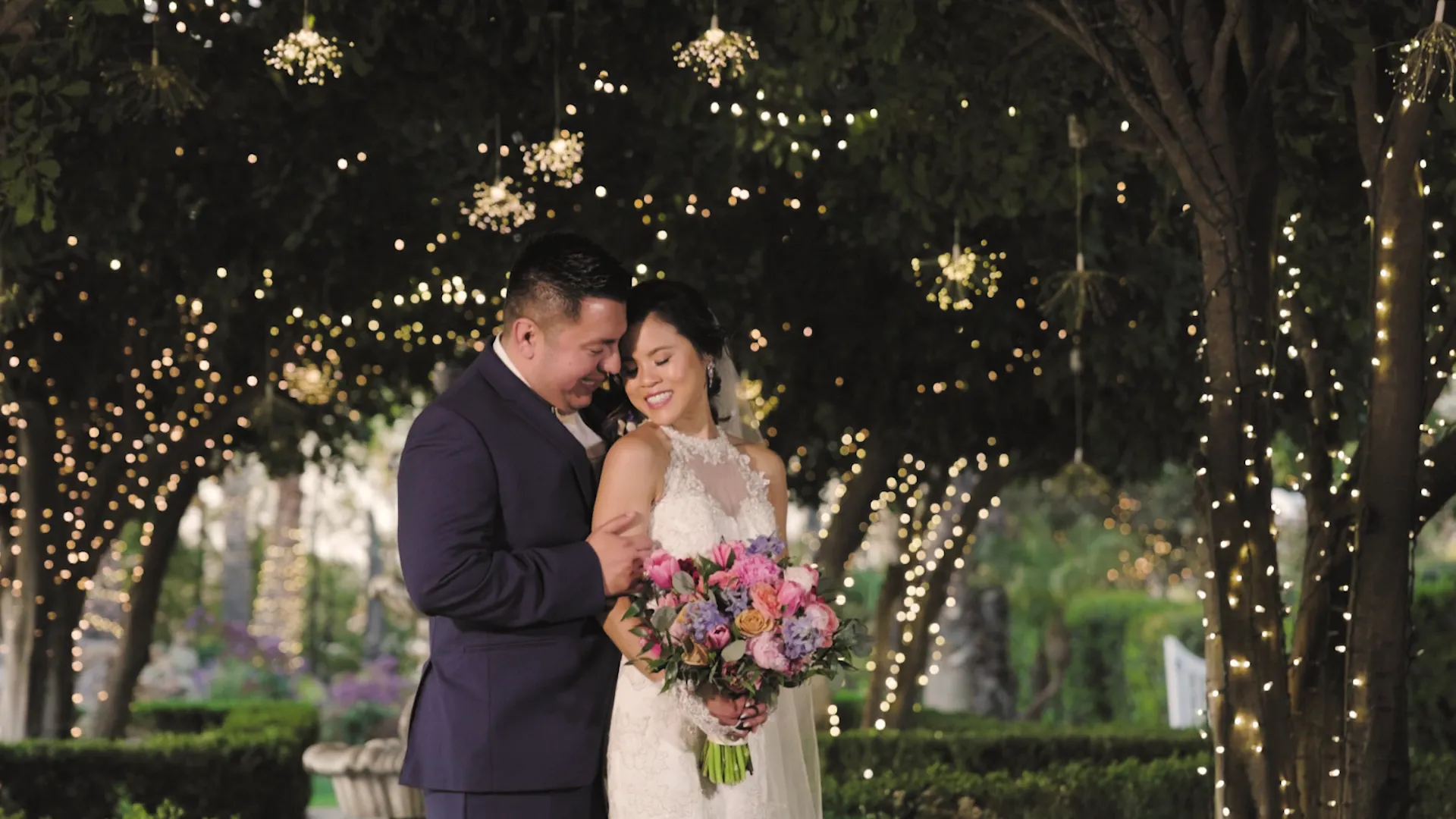 Wedding film still — Pauline & Esteban
